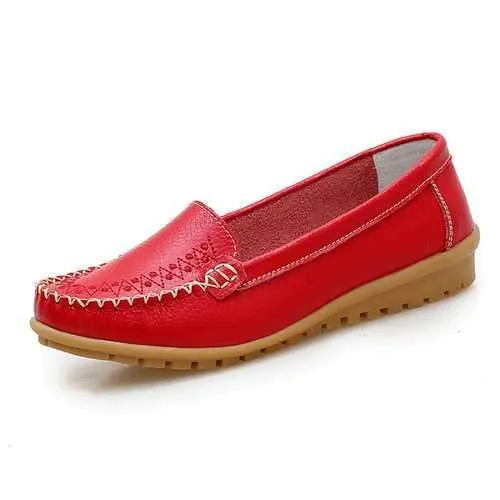 Women Flat Shoes Casual Slip On Outdoor Loafers