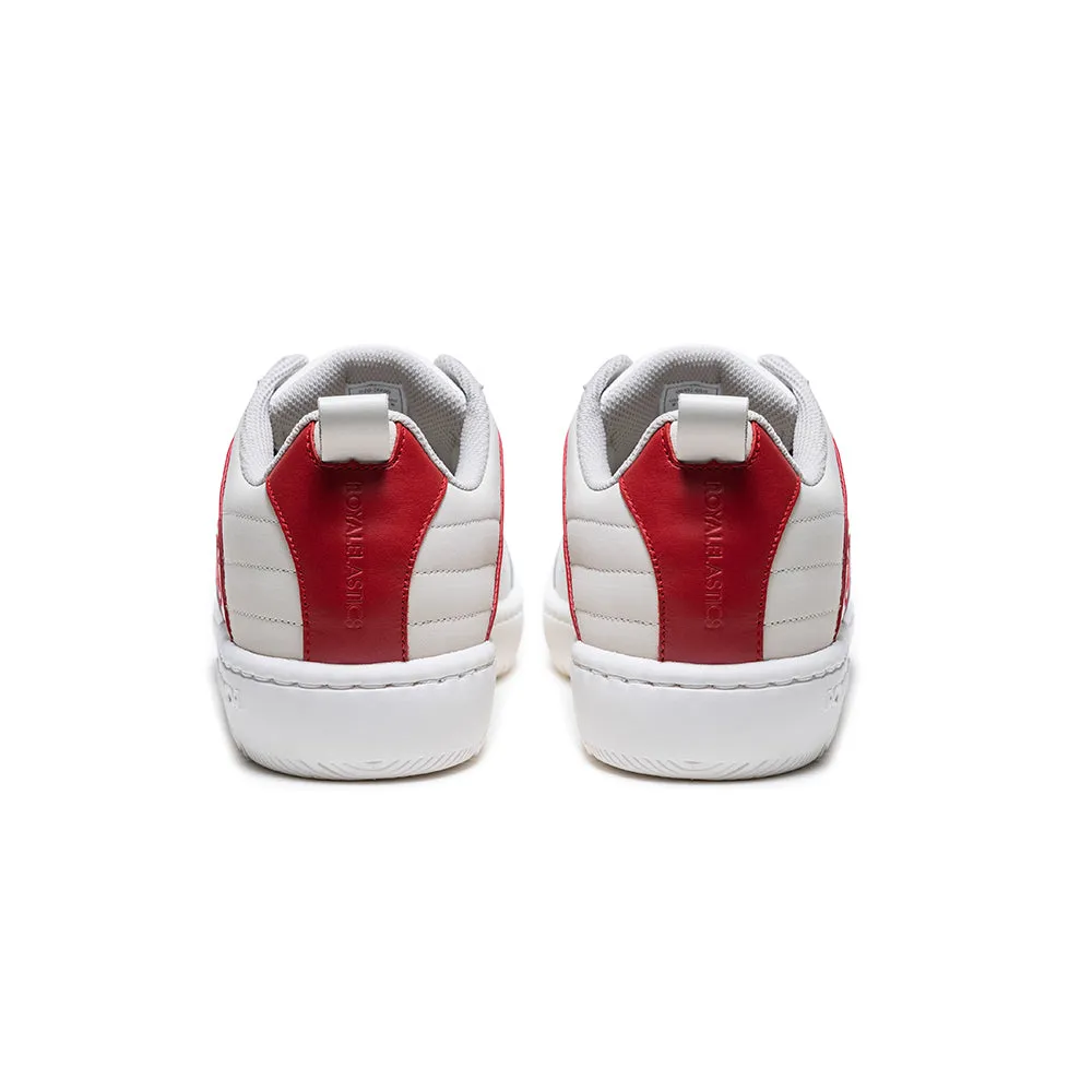 Women's Icon 2.0 White Red Logo Leather Sneakers 96531-010