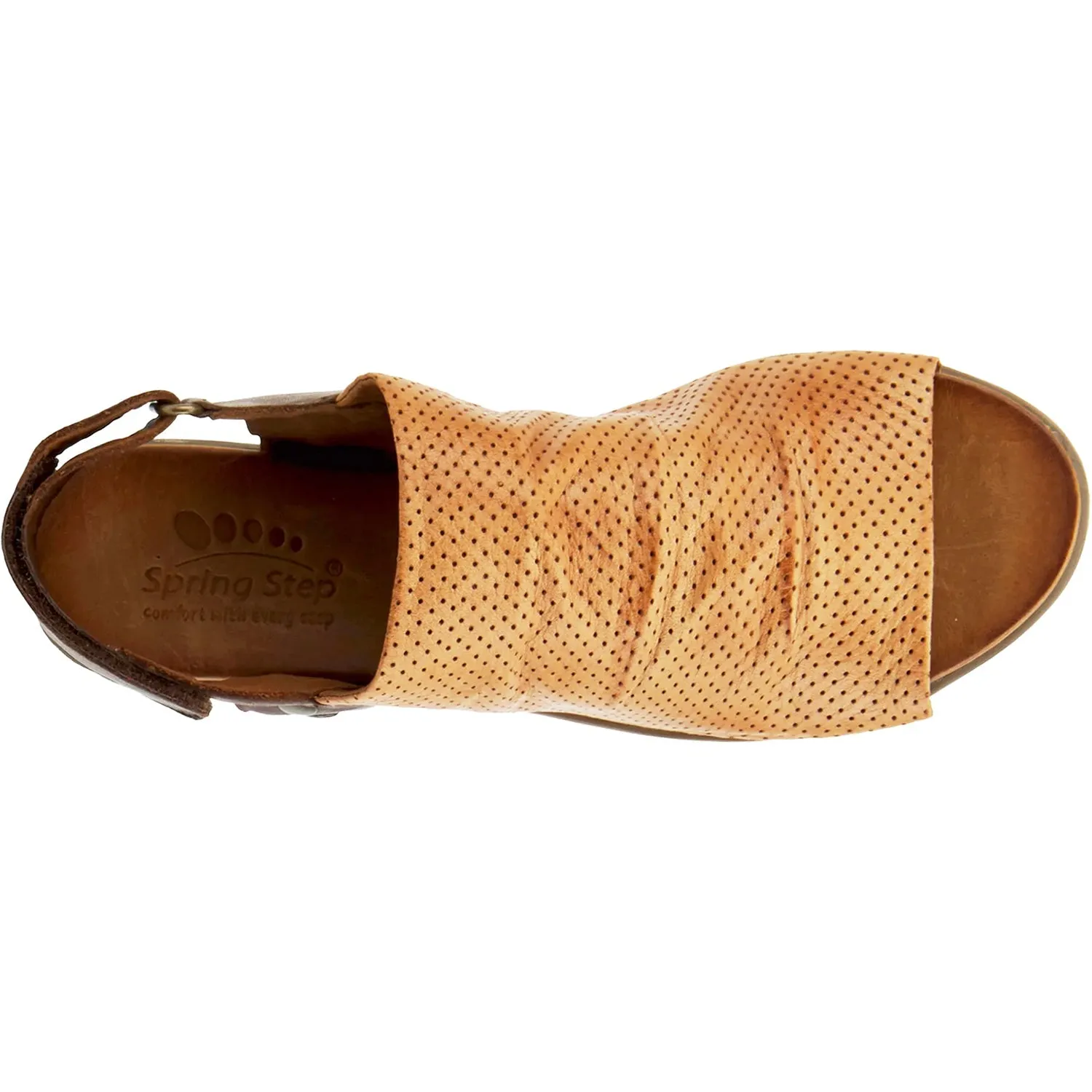 Women's Spring Step Rapture Camel Leather