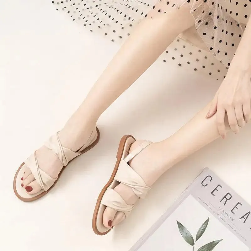 Women's Summer Flat Buckle Sandals - New Stylish Design