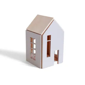 Wooden Magnetic Dollhouse Gray Medium