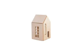 Wooden Magnetic Dollhouse Natural Medium